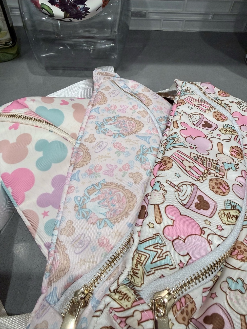 MAGICAL PARK DISNEY BAGS, THREE DIFFERENT DESIGNS LEFT TO CHOOSE FROM